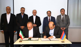 Parallel to the 17th Armenia-Iran Joint Committee sessions an Armenia-Iran business forum was held on May 12