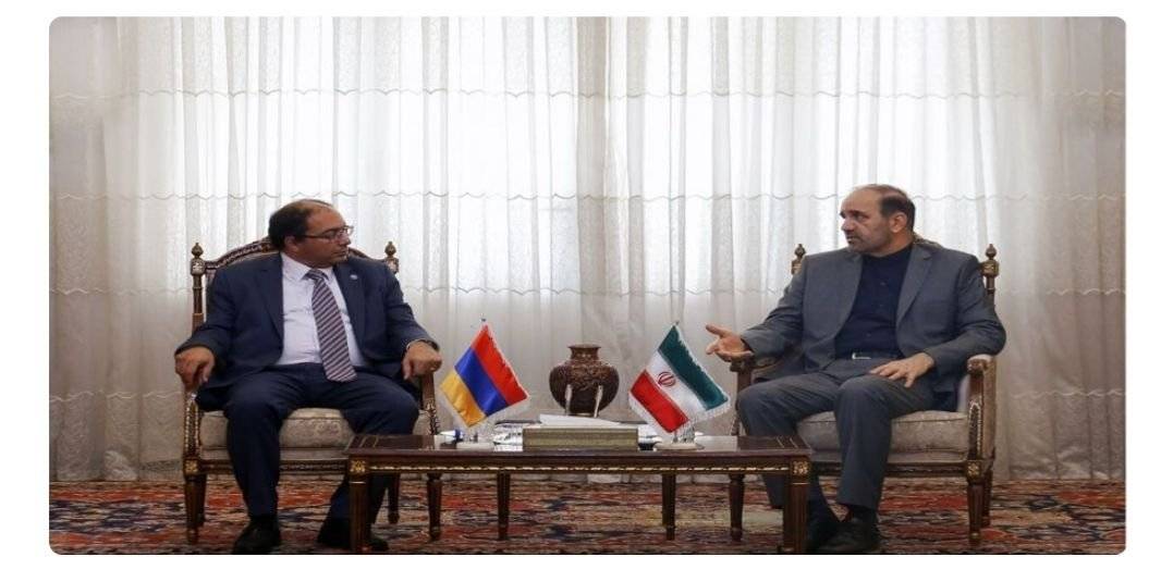 Arsen Avagyan, Ambassador of the R. of Armenia to the I.R. of Iran met with Zeinolabedin Khorram, Governor of the East Azerbaijan province.