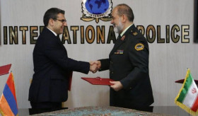 Armenia Police delegation visited Iran
