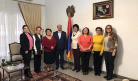 Armenian Ambassador met with   representatives from “Benevolent Society of Armenian Women”