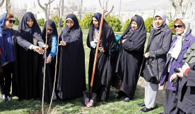 National Tree Planting Day marked by diplomats in Javanmard park District 5