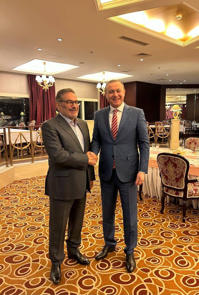 Secretary of Security Council Armen Grigoryan had working dinner with Ali Shamkhani