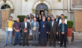 Armenian prelate of Atrpatakan met with the Artists from Armenia