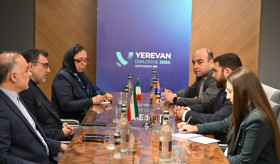 Deputy Foreign Minister of Armenia Vahan Kostanyan had a meeting with Deputy Foreign Minister of Iran Hassan Mohammad Sheikholeslami