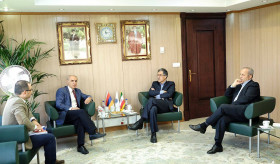  ՀՀ դեսպանի հանդիպումը Թեհրանի առևտրի, արդյունաբերության, հանքերի և գյուղատնտեսության պալատի նախագահի հետ