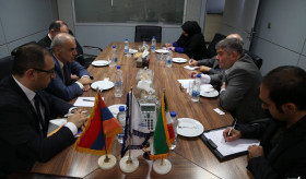 ՀՀ դեսպանի հանդիպումը Իրանի առևտրի, արդյունաբերության, հանքերի և գյուղատնտեսության պալատի նախագահի միջազգային հարցերով տեղակալի հետ