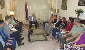 Հանդիպում հայ լրագրողների հետ