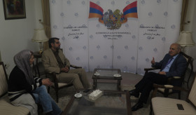 Ambassador's meeting with the head of Iran-Armenia Friendship Association