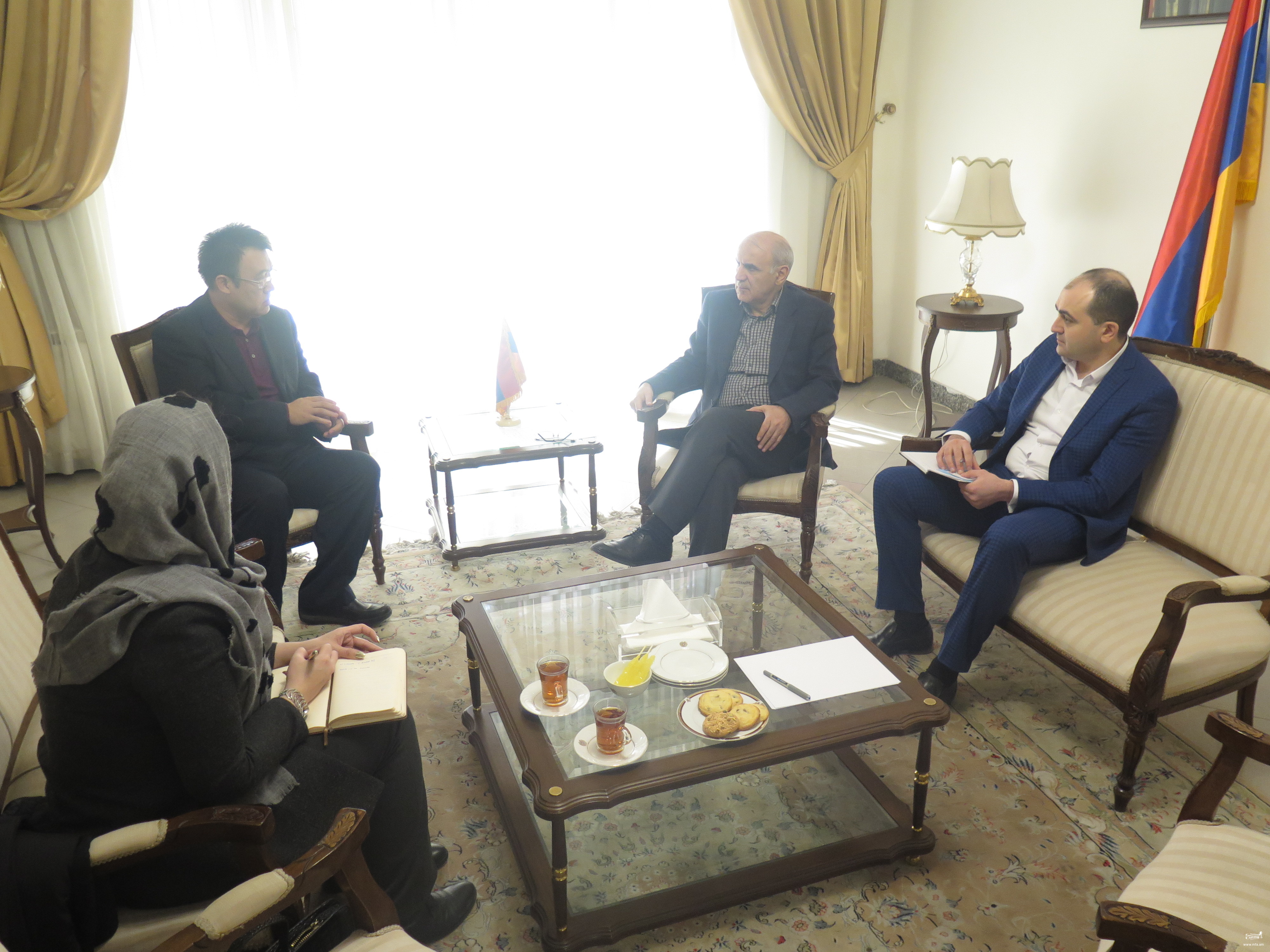Հանդիպում չինացի գործարարի հետ