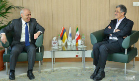 Ambassador Toumanian's Meeting with the Chairman of Tehran Chamber of Commerce, Industries, Mines and Agriculture