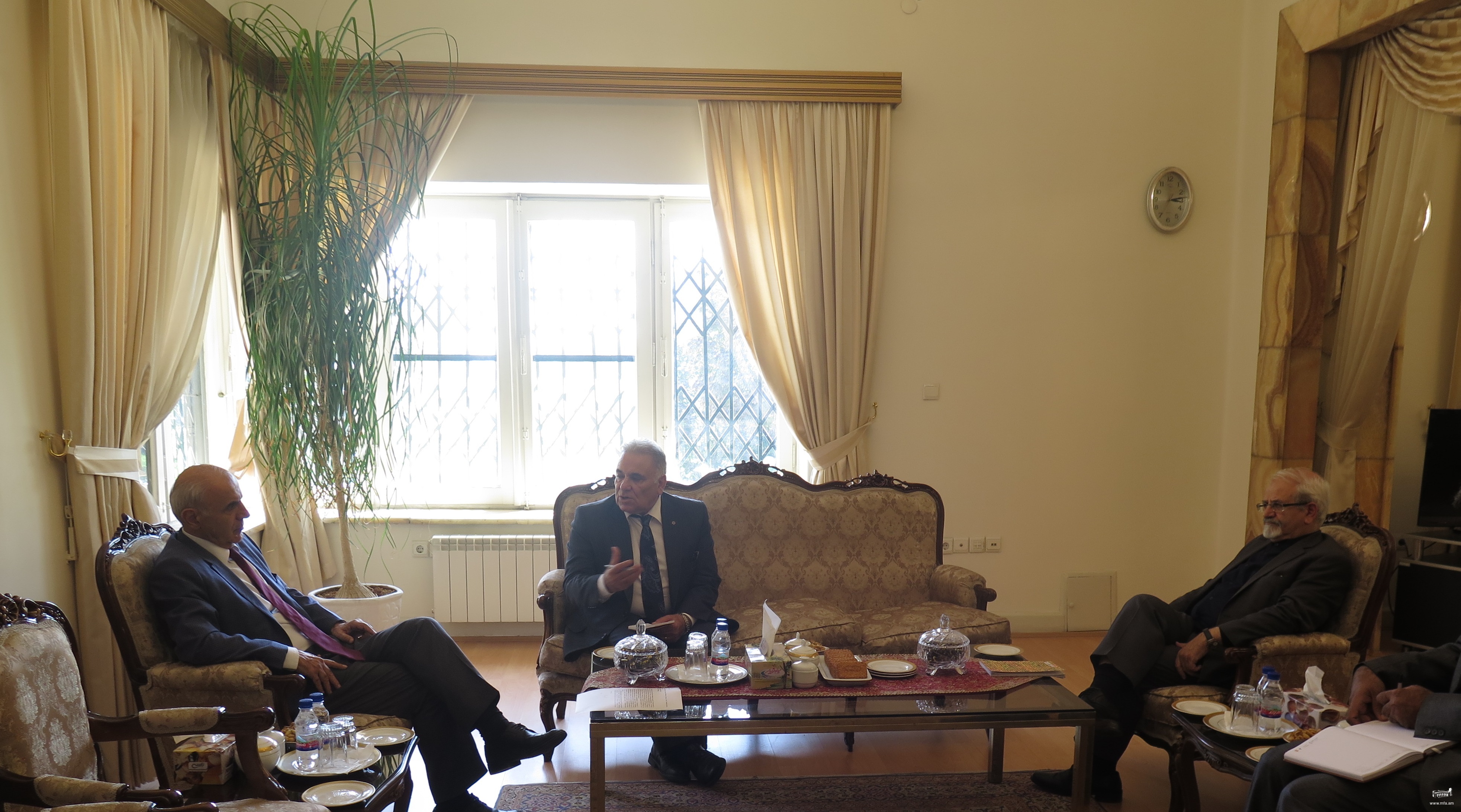 Ambassador Toumanian met with the Head of  the Center for International Research and Education of the Iranian Foreign Ministry