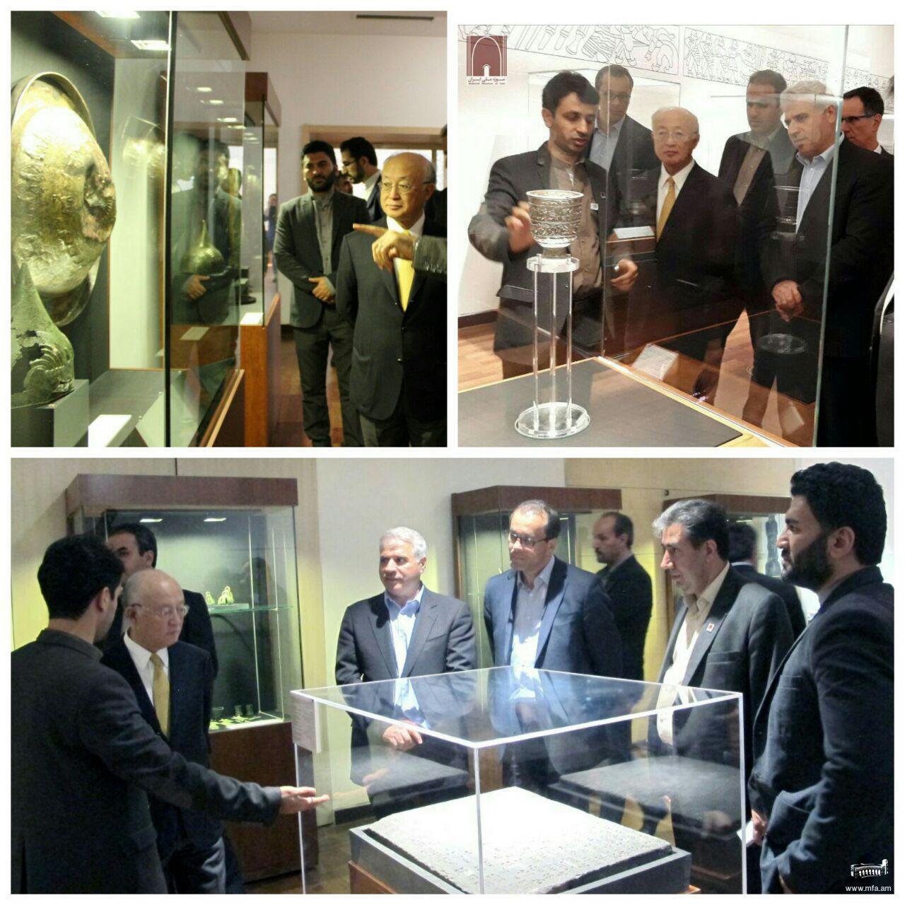 Armenian-Iranian Joint Exhibition was attended by Yukiya Amano