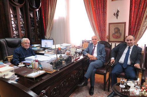 Ambassador Toumanian Visited the Prelate of Tehran Diocese of Armenian Apostolic Church