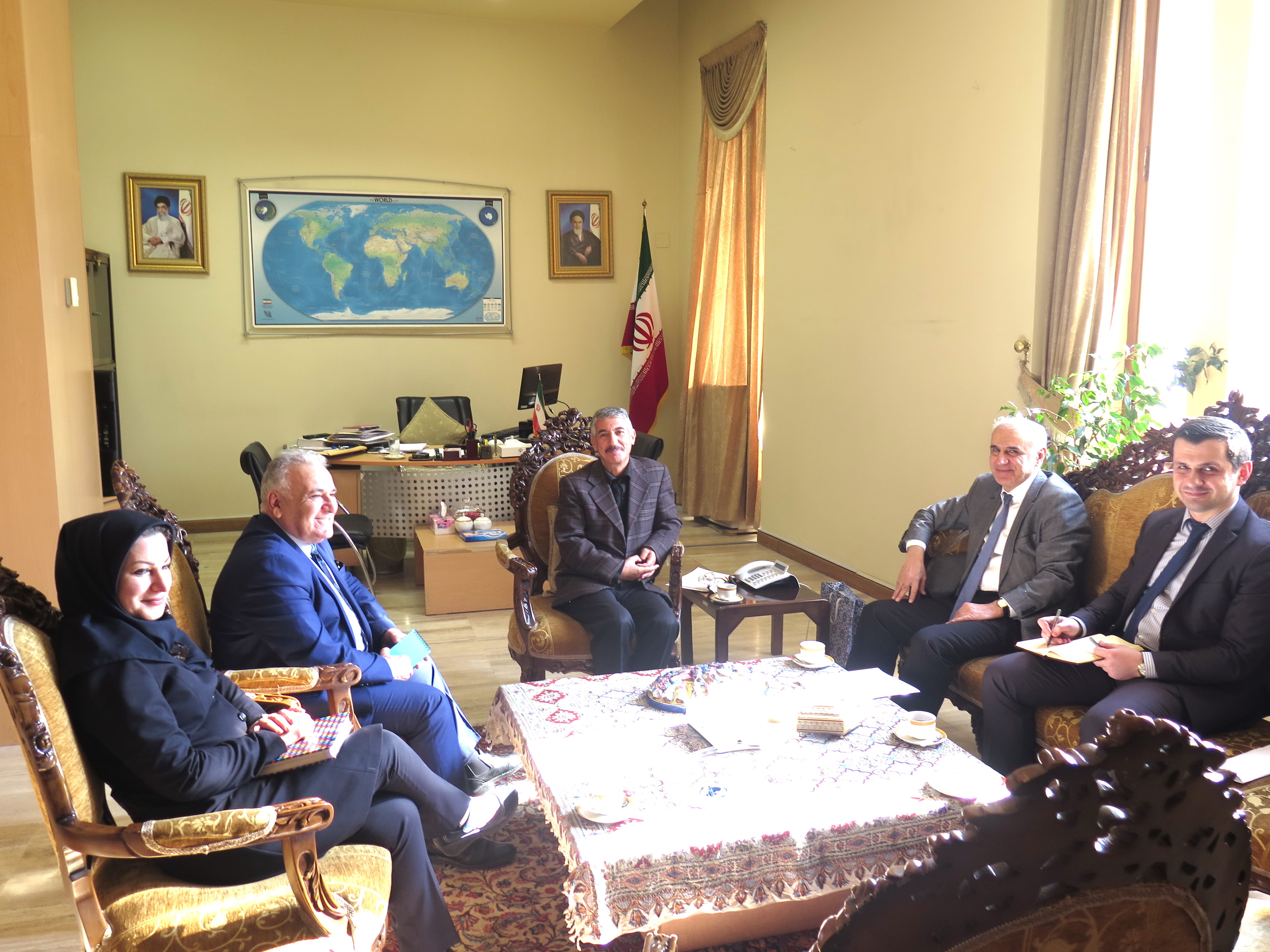 Ambassador Toumanian Met with the Representative of the Ministry of  Foreign Affairs of Iran