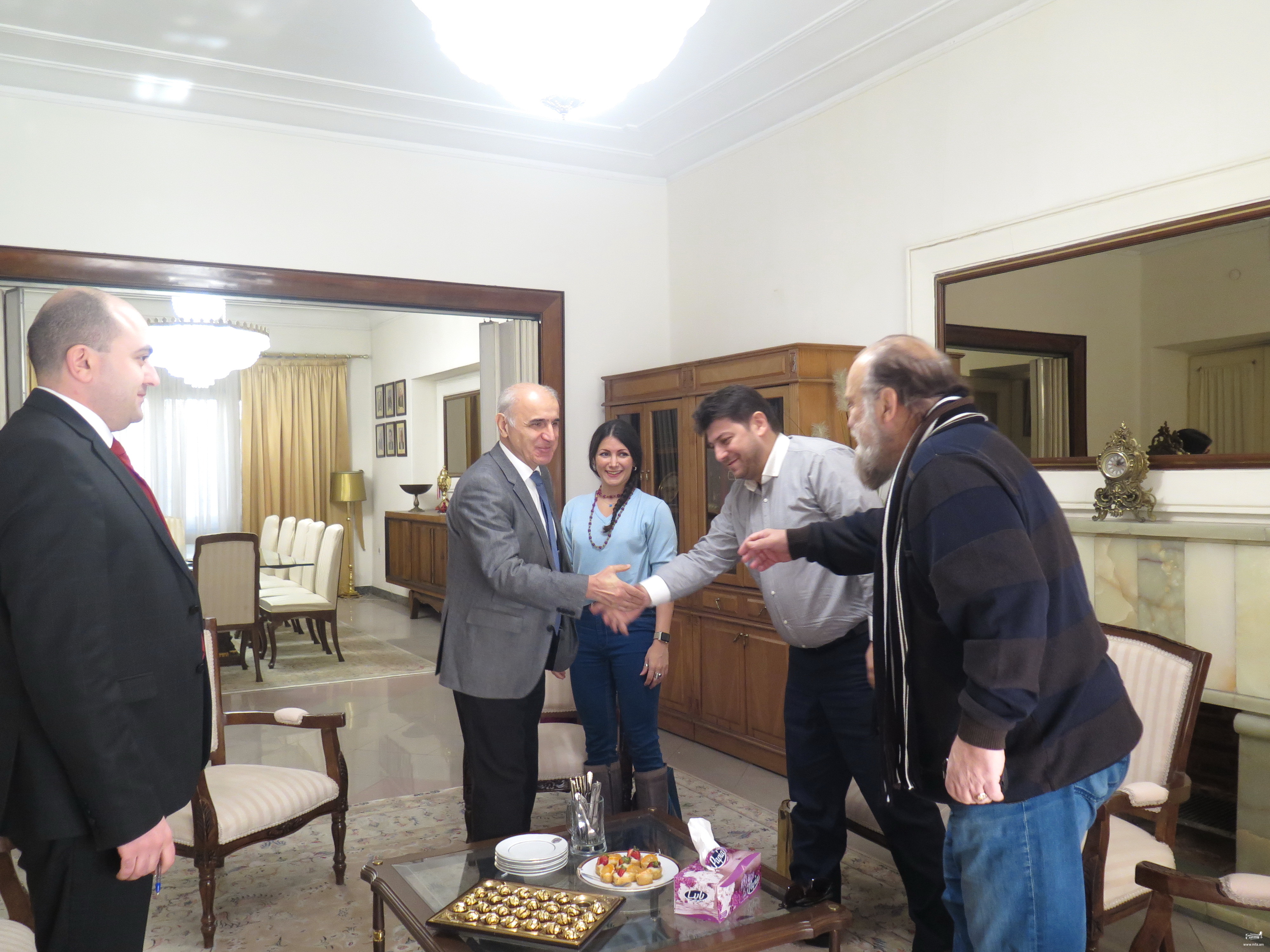 Public and Cultural Figures Visited Armenian Embassy