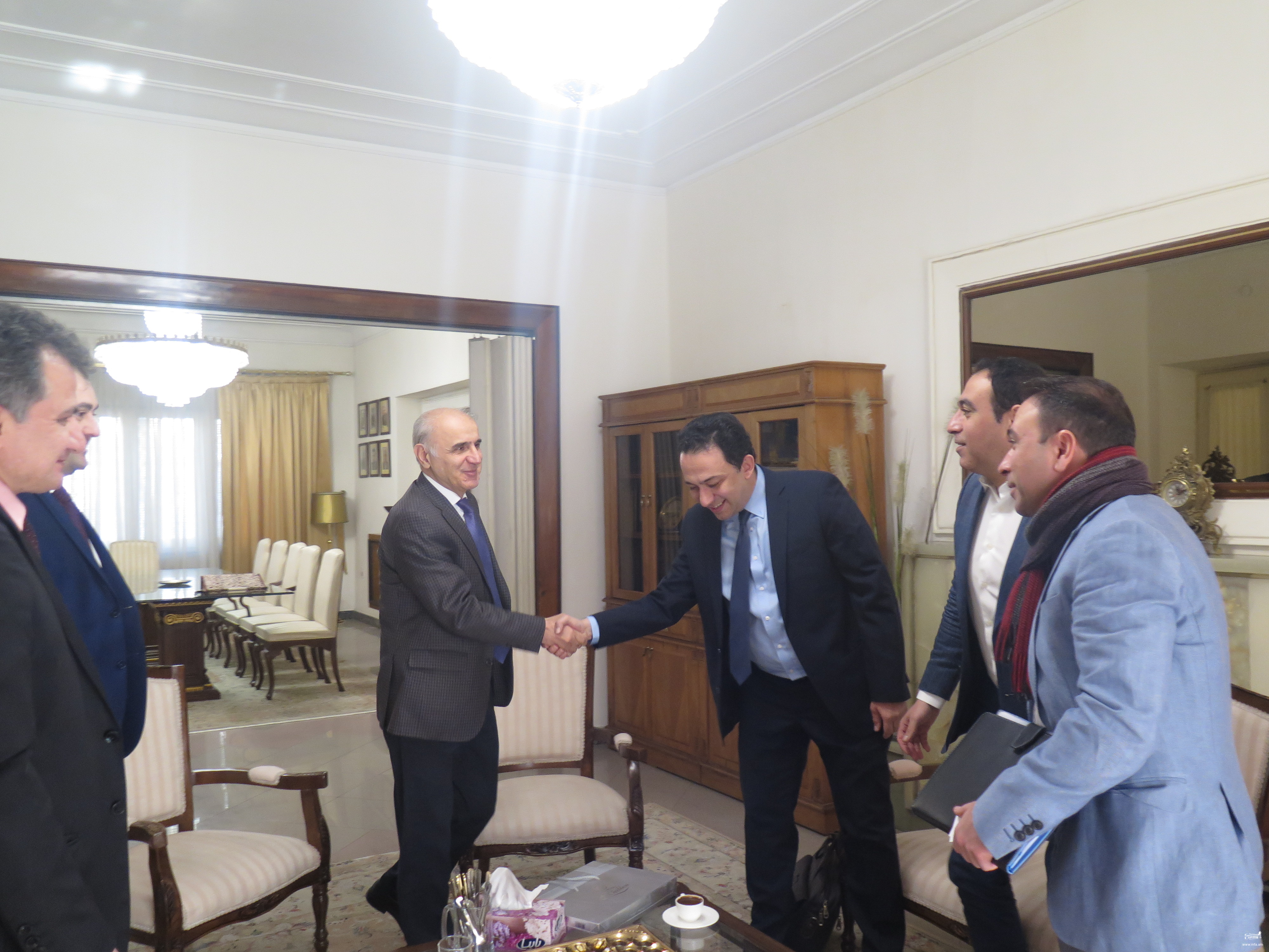 Ambassador Toumanian Received the Representatives of an Iranian Company