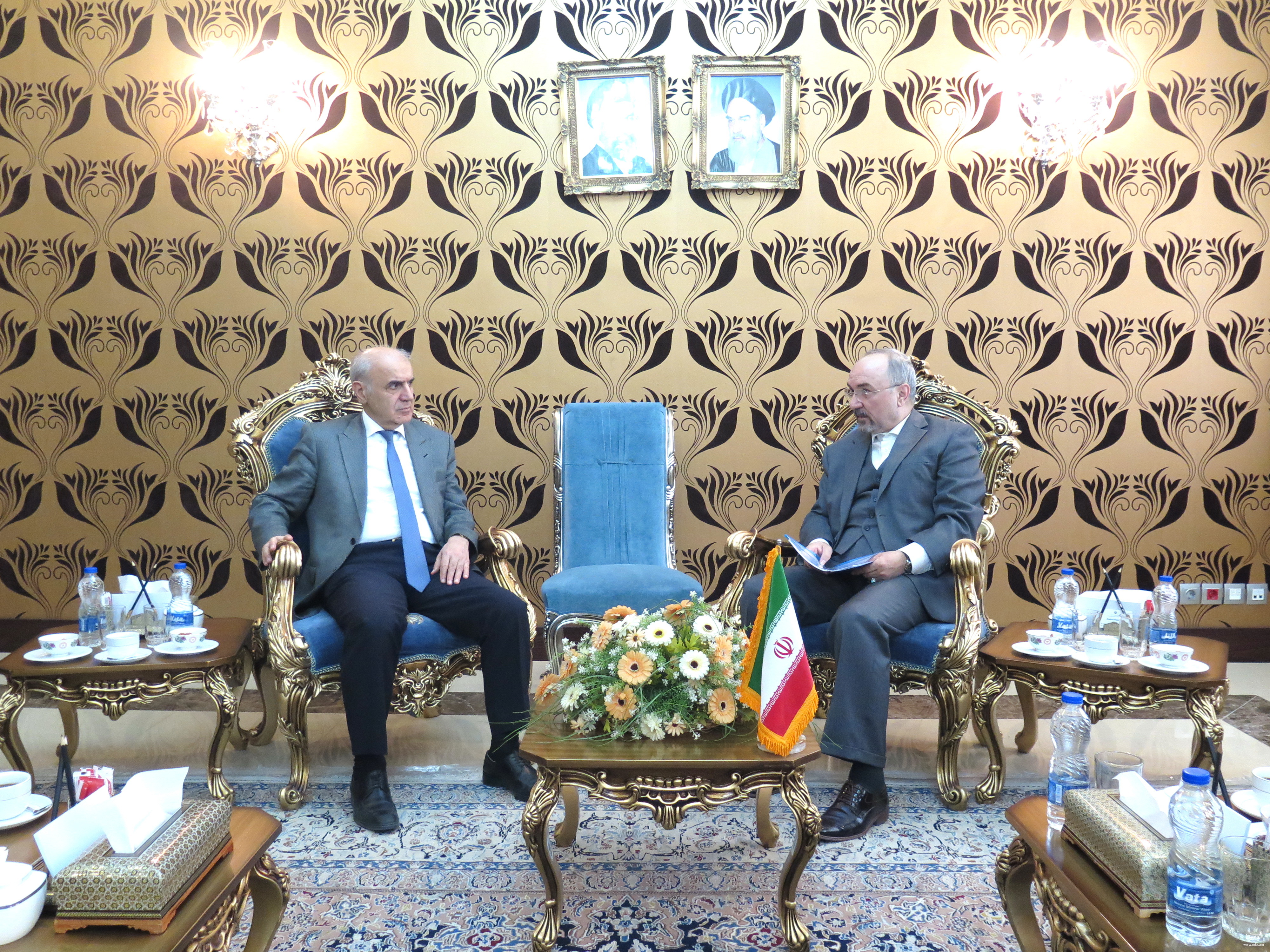 Ambassador Toumanian Met with the Senior Advisor to the Minister of Finance and Economy of Iran