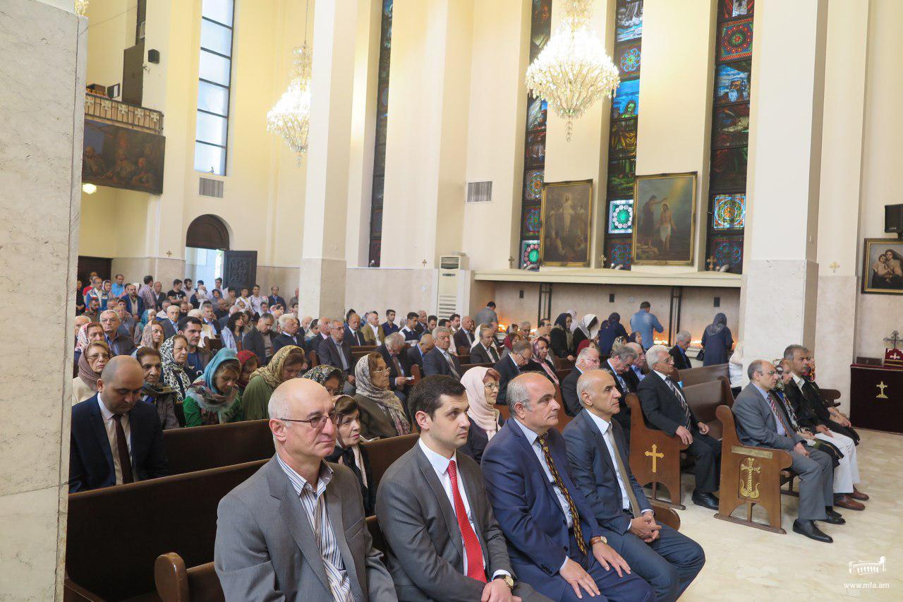 Blessed Easter Ceremony at Saint Sarkis Cathedral in Tehran