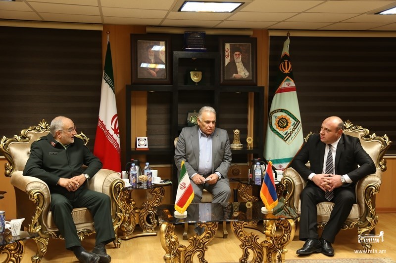 Delegation of Armenian Police in Tehran