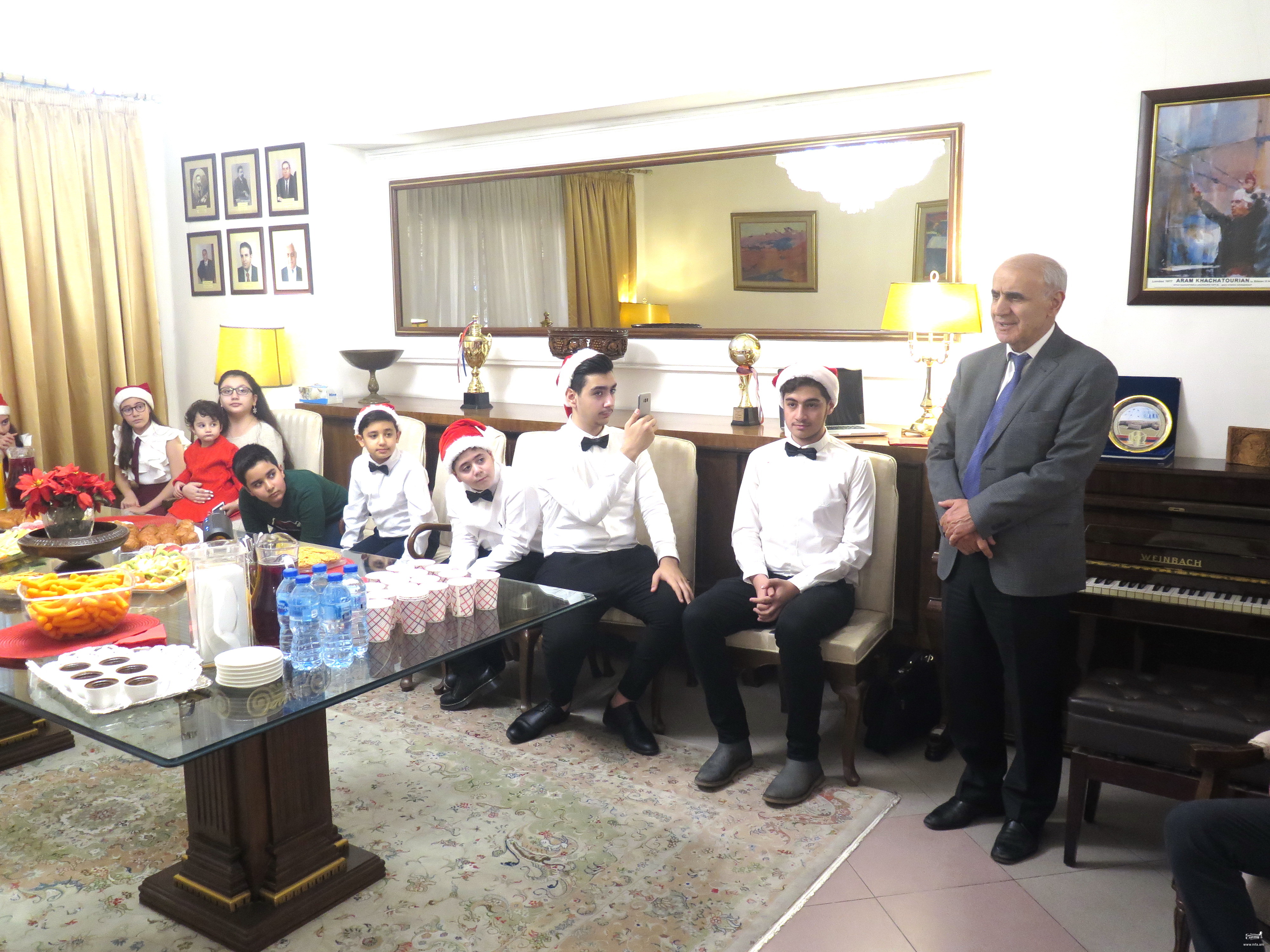 Seasons Evening for New year in Armenian Embassy