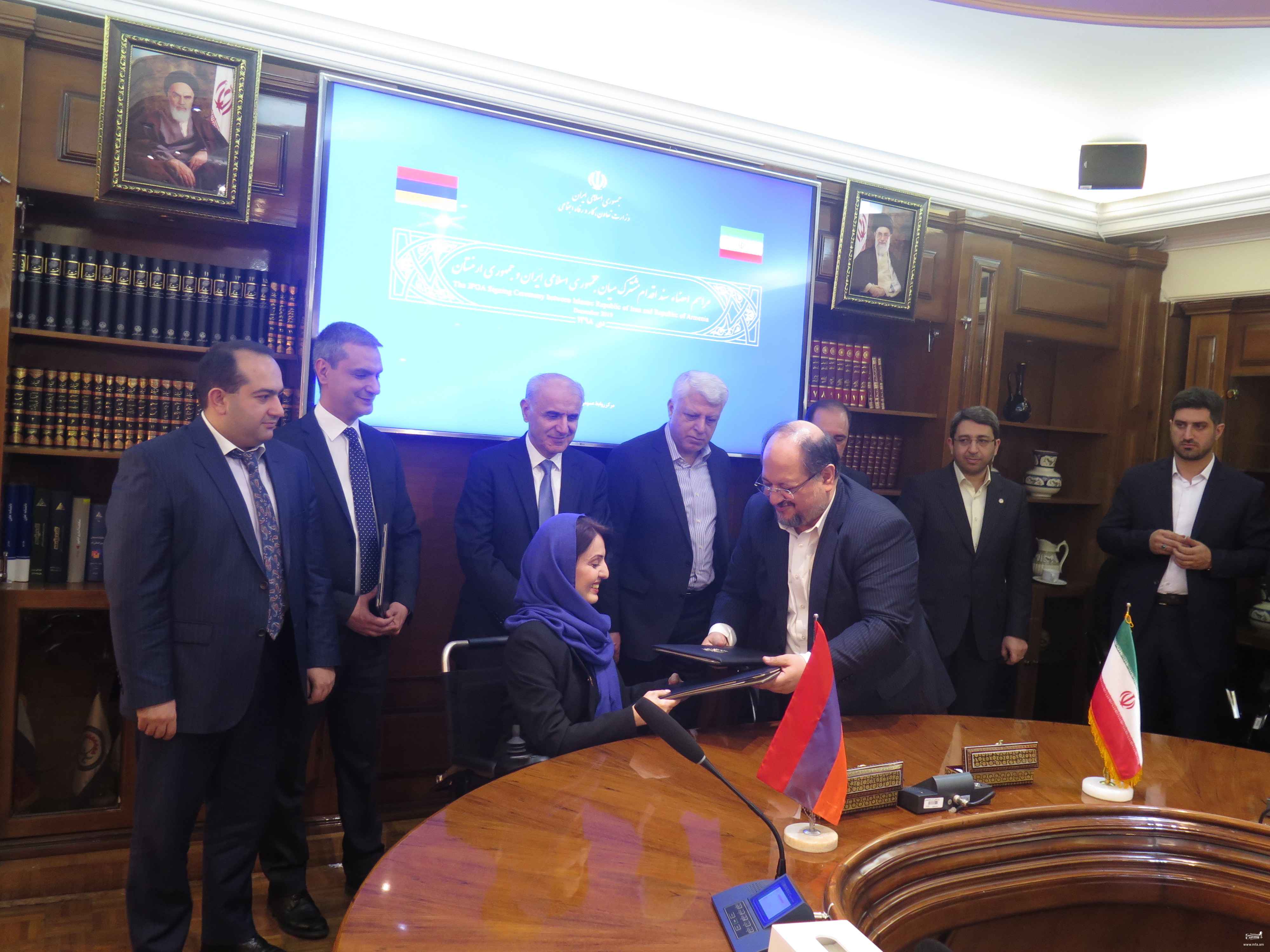 Armenia- Iran Action Plan on Labor and Social Affairs Signed