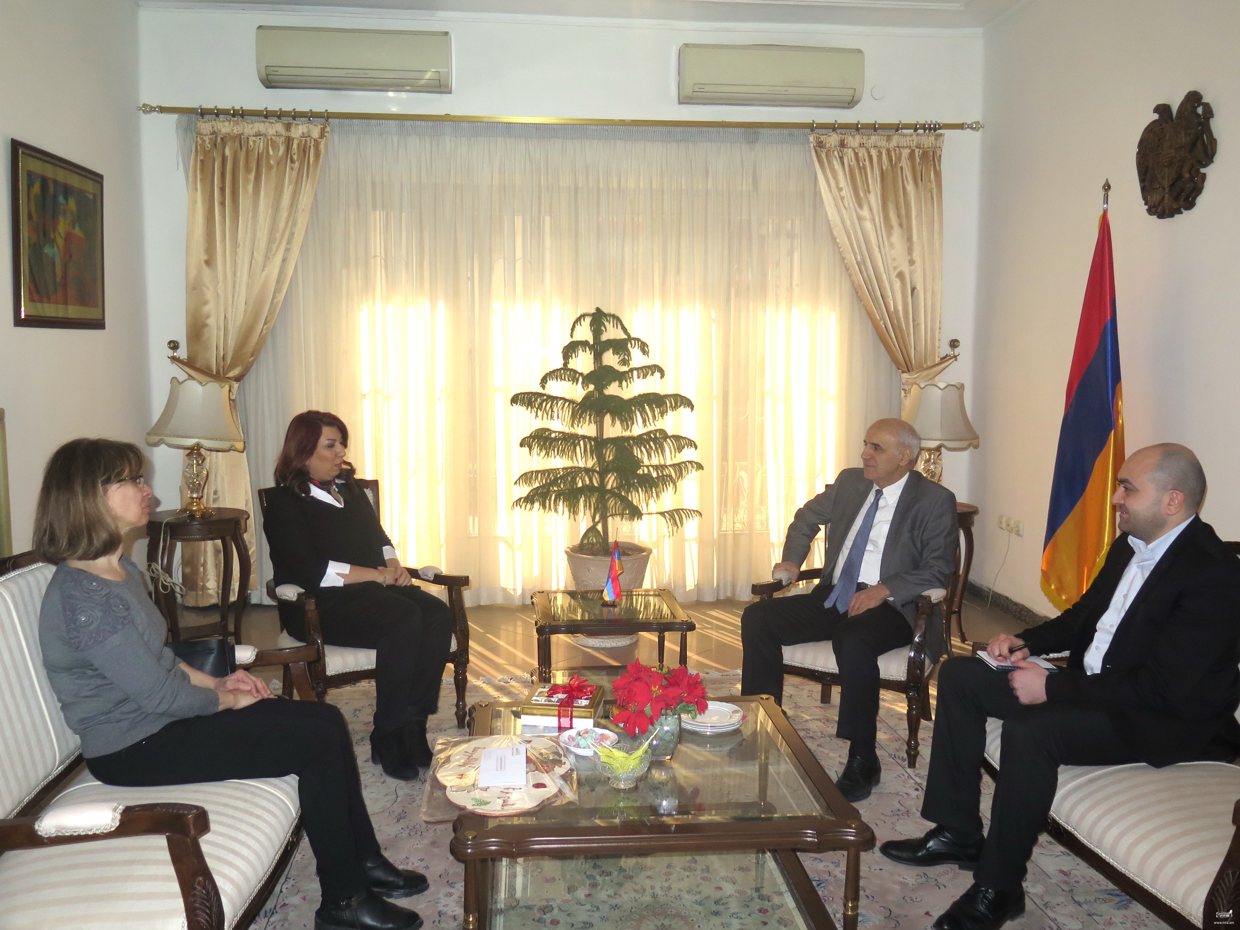 Armenian Embassy Hosted Director of “Akunq” 