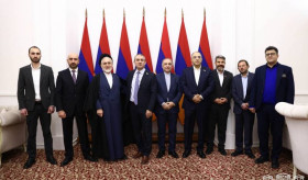 Members of Iran-Armenia Friendship Group meet with members of RA NA Standing Committee on Defense and Security